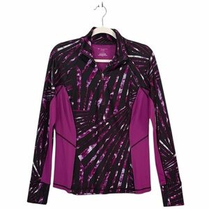 Tek Gear Dry Tek 1/4 Zip Pullover Activewear
purple Black Multi color Size Large